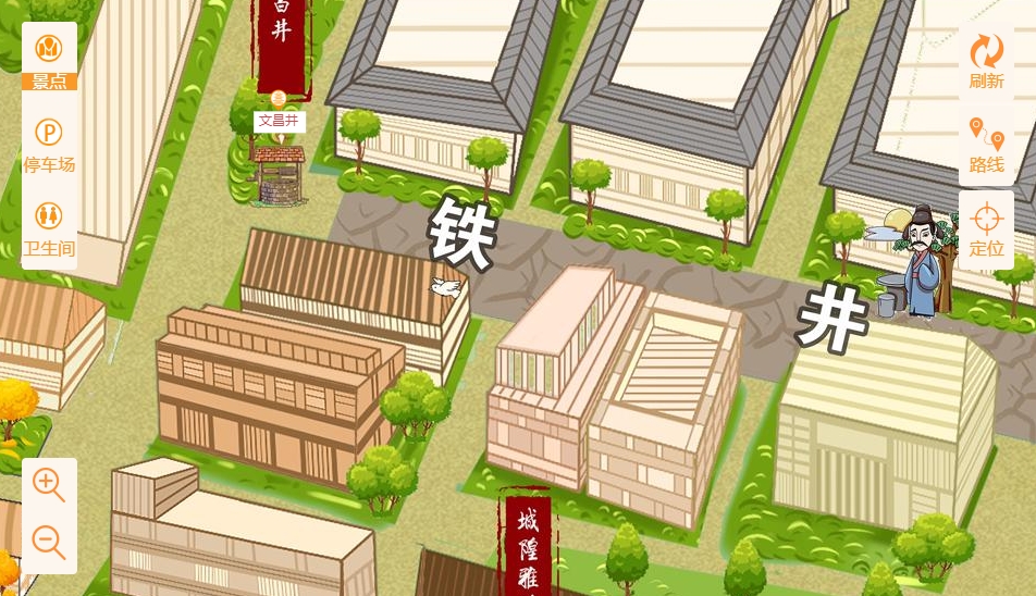 临颍智慧景区：手绘地图与语音导览的完美融合