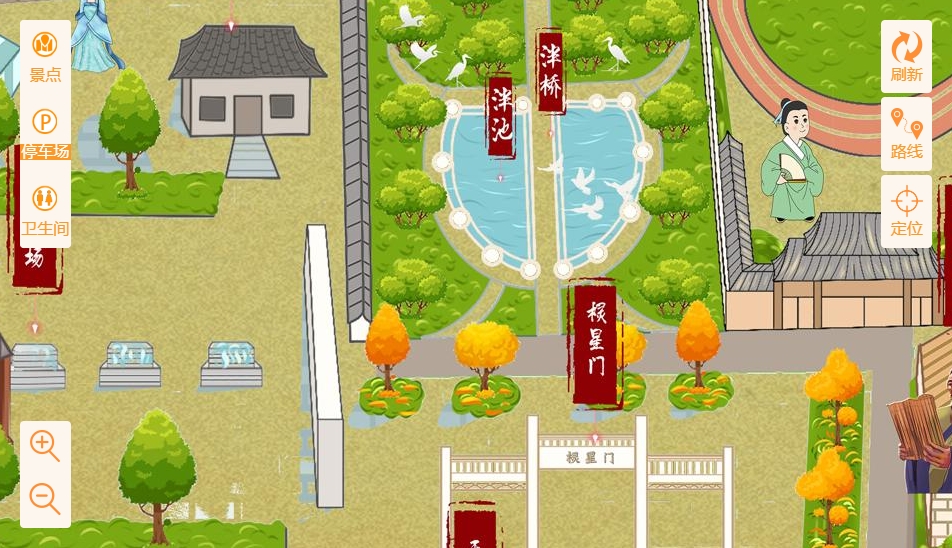 临颍手绘地图景区语音讲解导览系统：智慧景区建设的基石